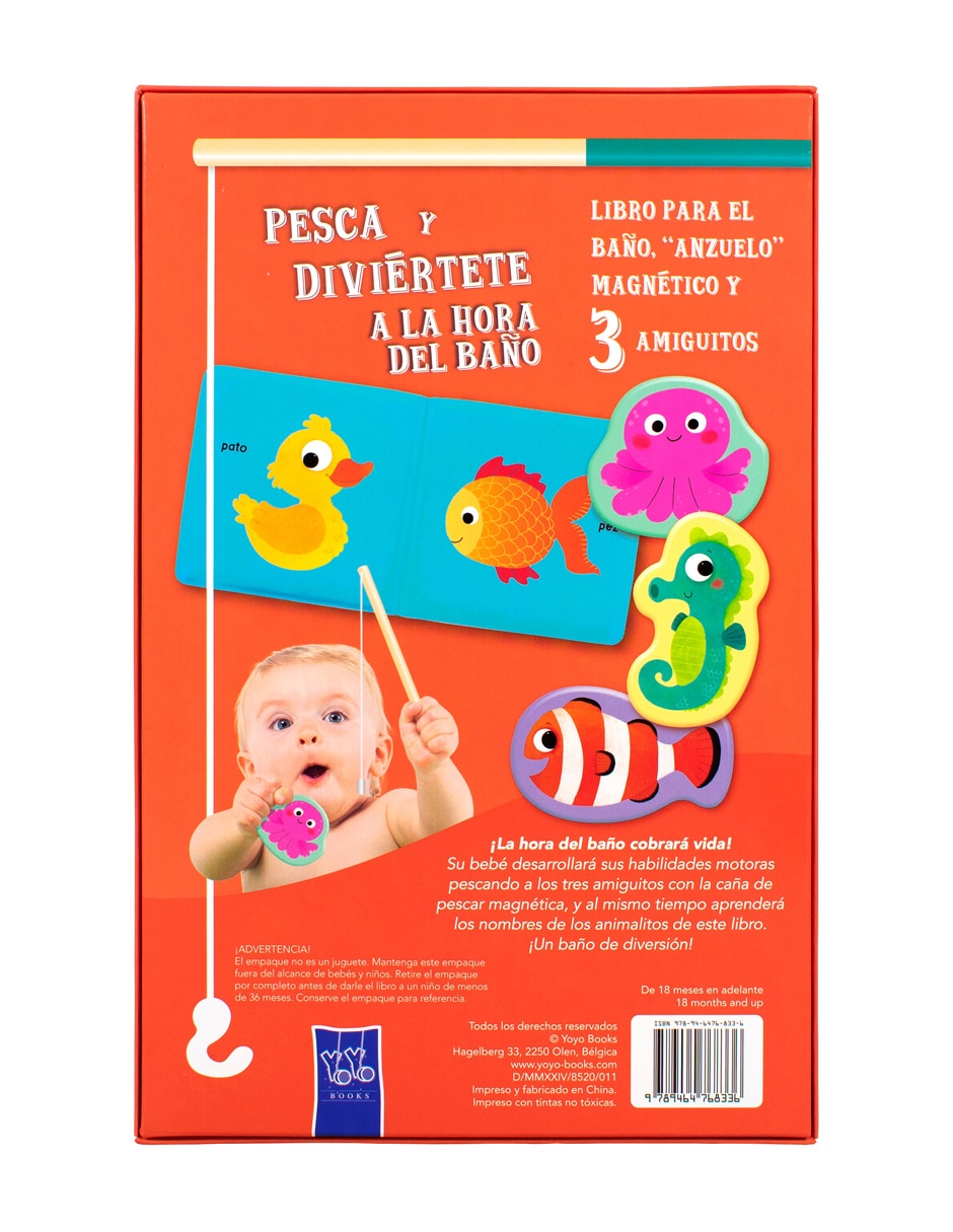 Libro Pesca y diviértete a la hora del baño de Yoyo Books 3