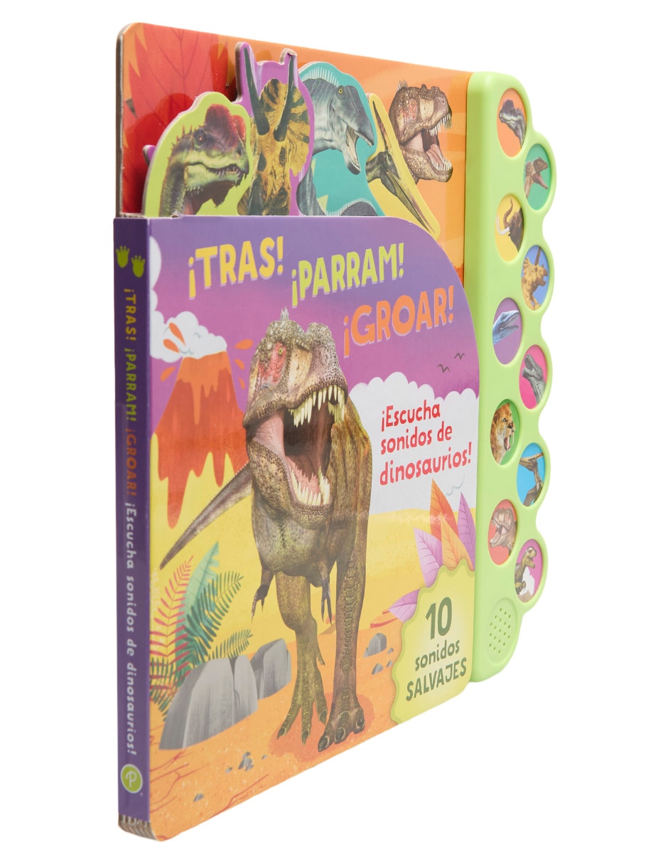 Libro 10 Sonidos Salvajes ¡Tras! ¡Parram! ¡Groar!