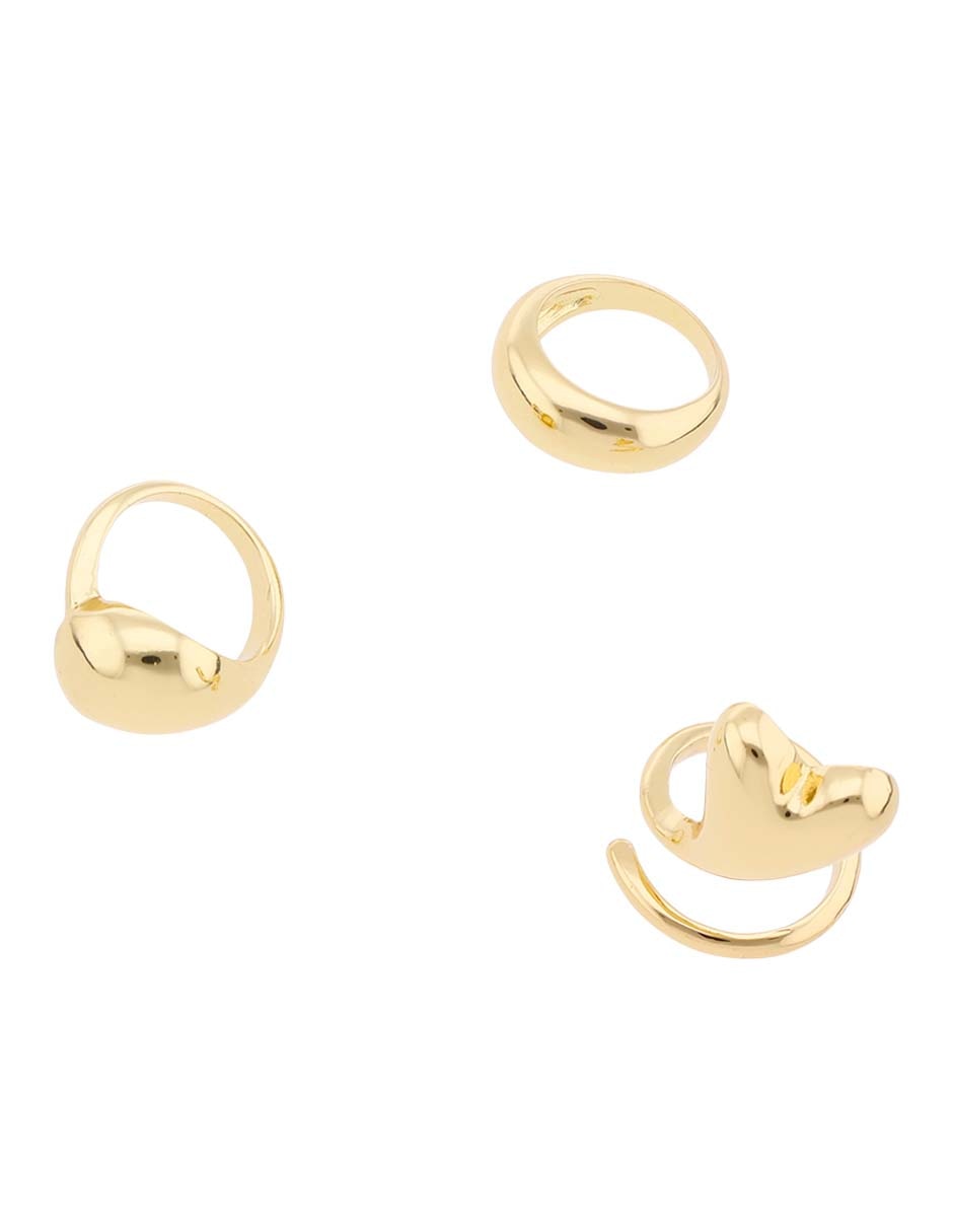 Set anillo liso