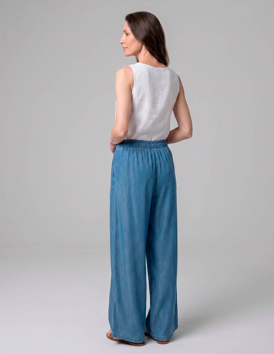 Pantalón easy pant wide leg para mujer 2