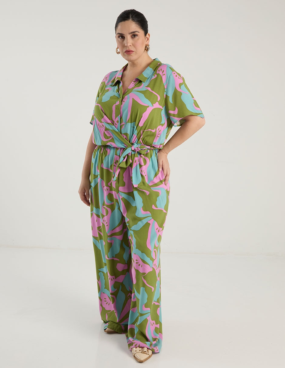Jumpsuit estampado gráfico para mujer 5
