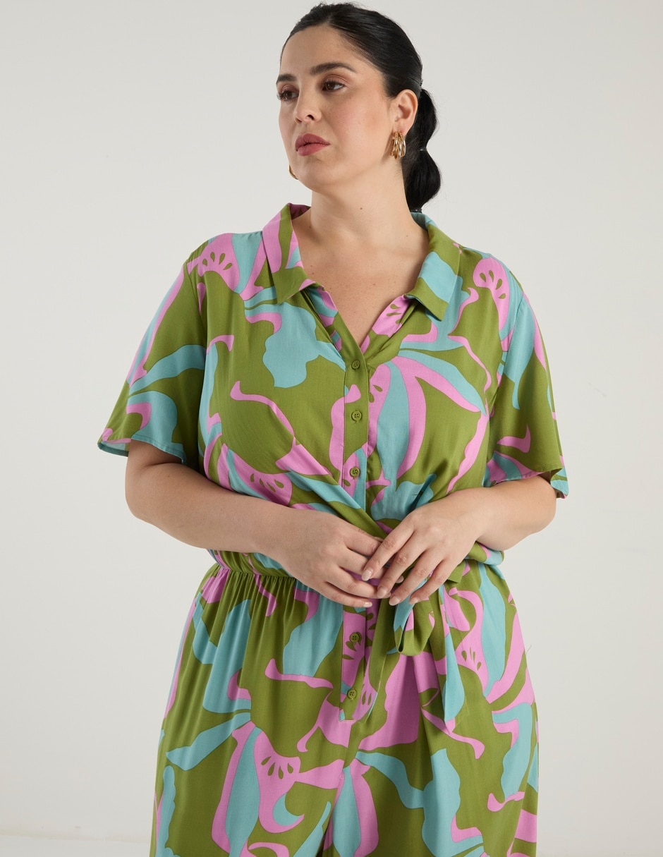 Jumpsuit estampado gráfico para mujer 3