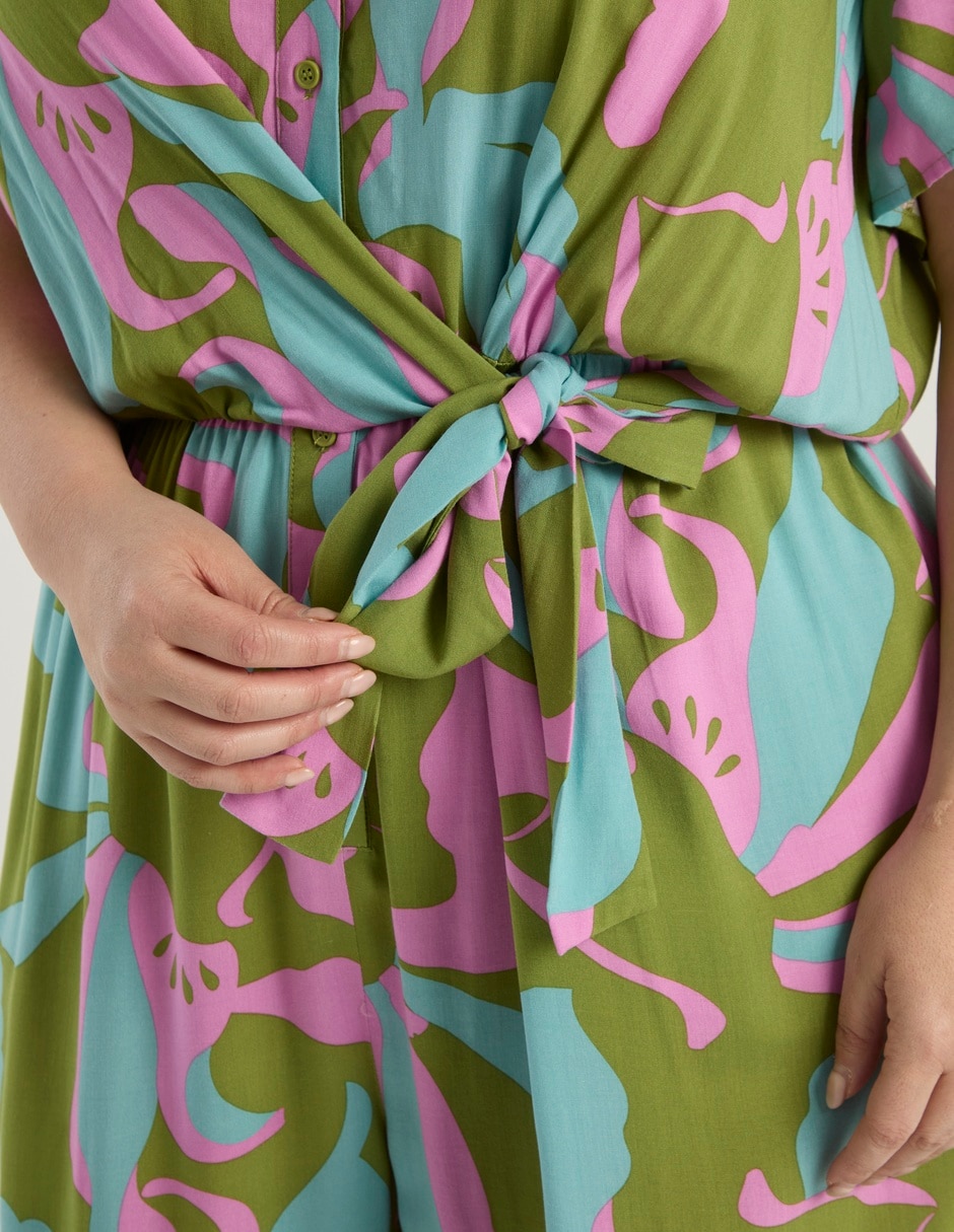 Jumpsuit estampado gráfico para mujer 2