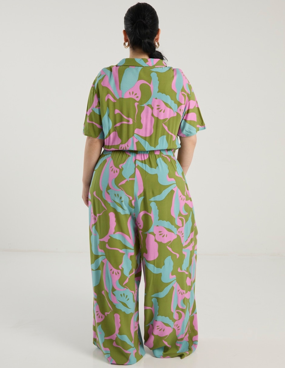 Jumpsuit estampado gráfico para mujer 6