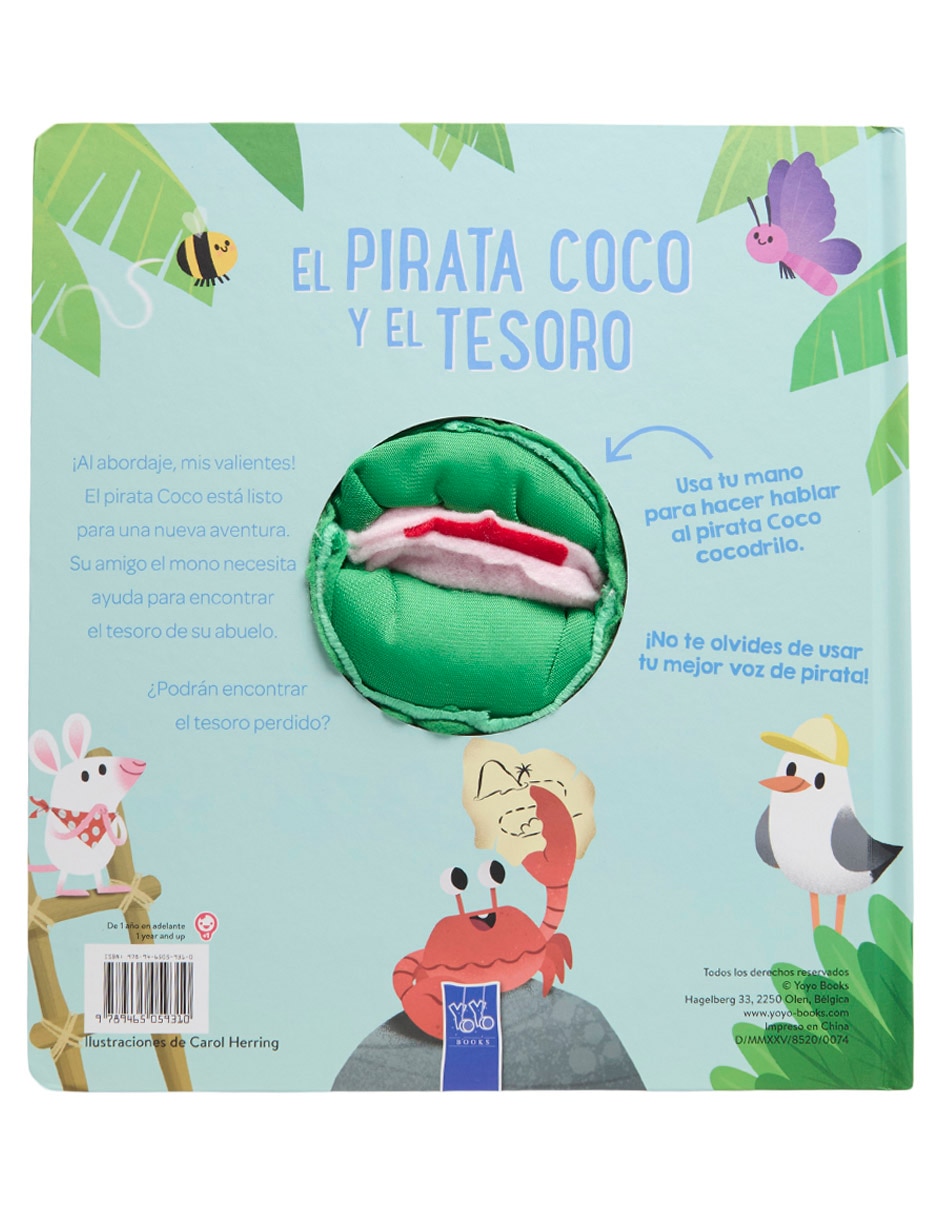 Libro El pirata Coco y el Tesoro de Yoyo Books 2