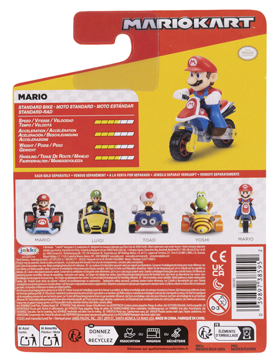 Auto de juguete Nintendo Kart Race