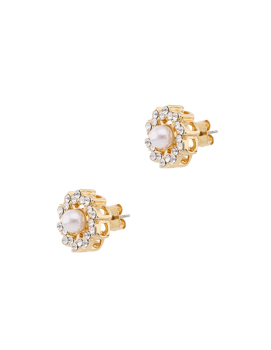 Aretes y collar de flor 3