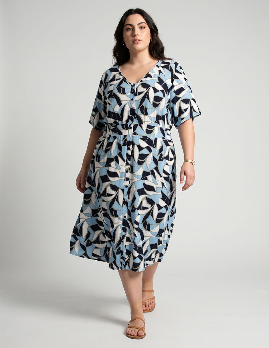 Vestido midi casual para mujer 1