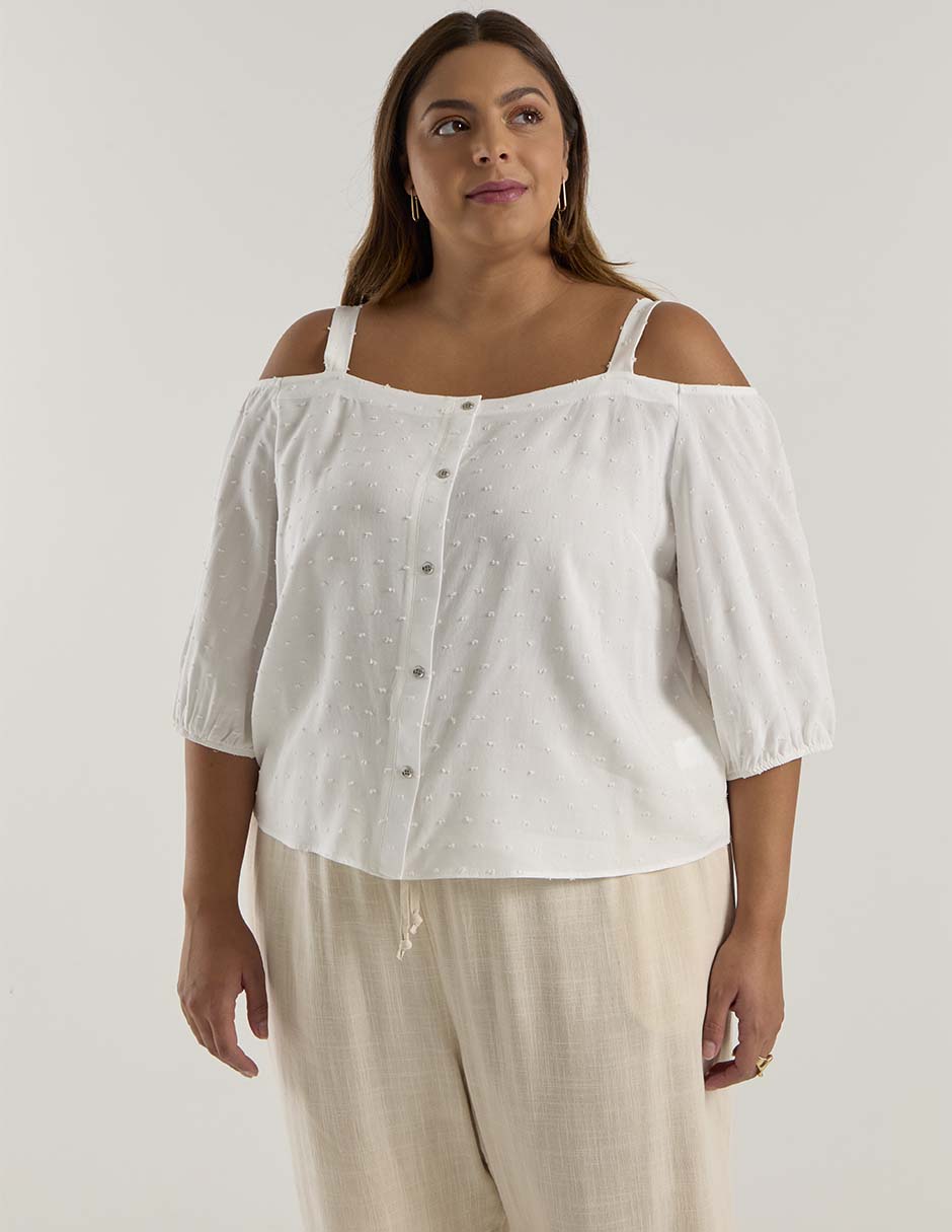 Blusa manga 3/4 para mujer 1