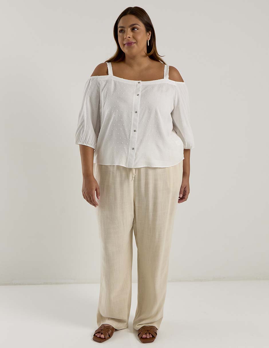 Blusa manga 3/4 para mujer 7