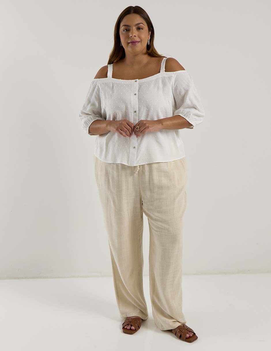 Blusa manga 3/4 para mujer 8