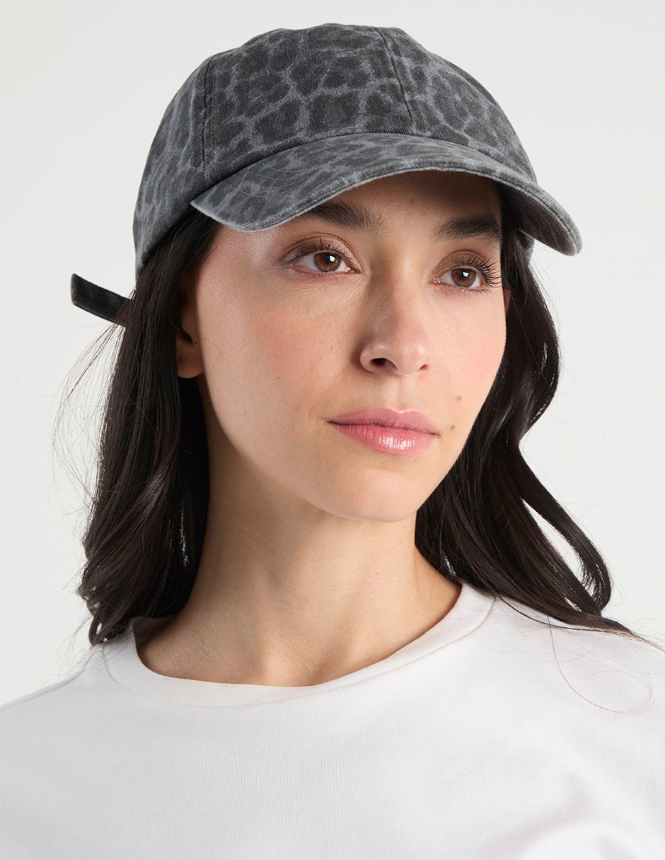 Gorra visera curva hebilla casual para mujer 4