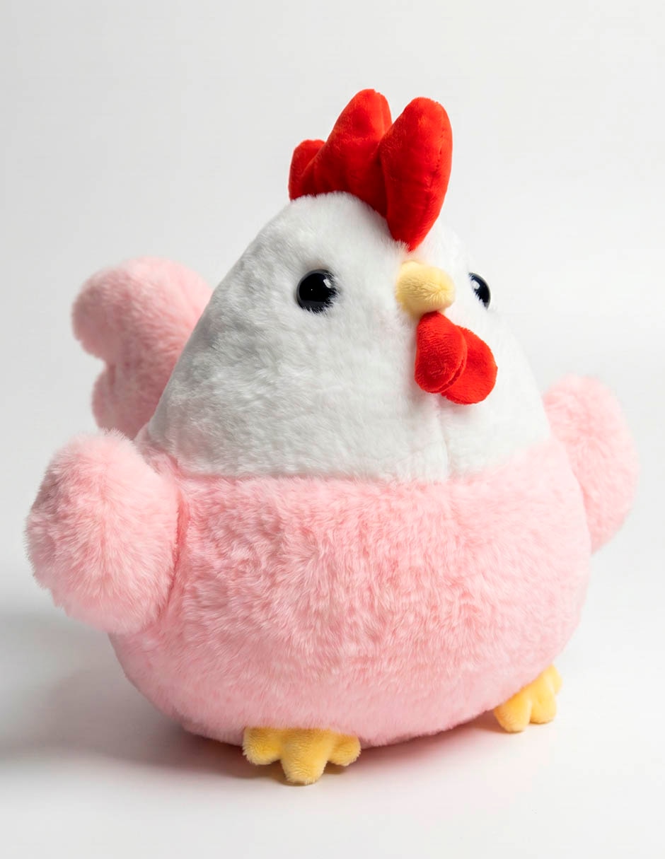 Peluche de gallina Lookiero de 23 cm 2
