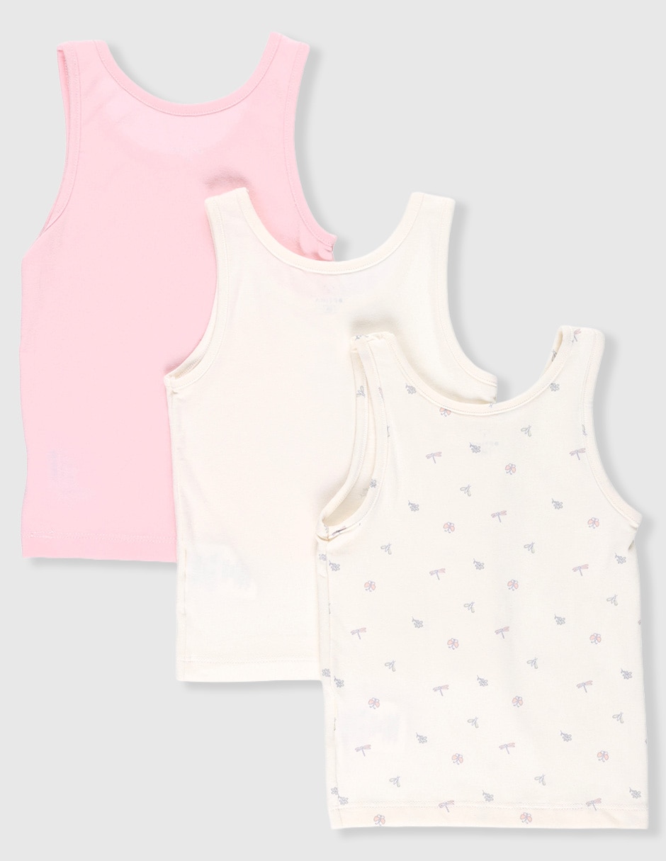 Set camiseta cuello redondo para niña 2