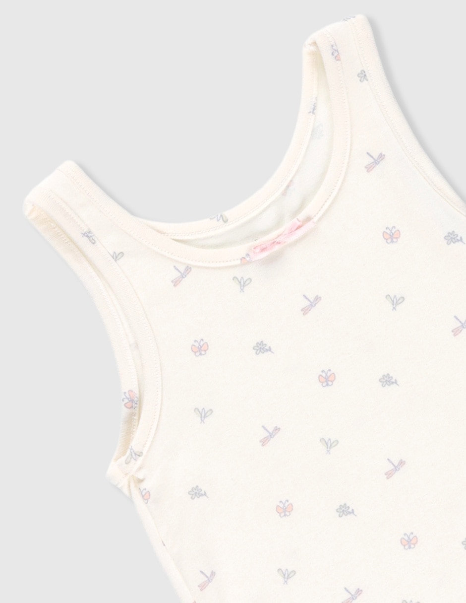 Set camiseta cuello redondo para niña 5