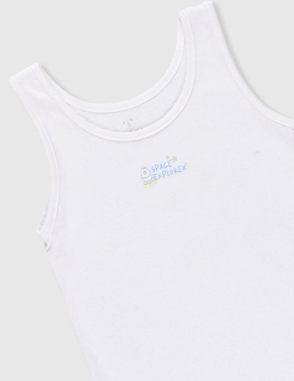 Set camiseta cuello redondo Optima para niño