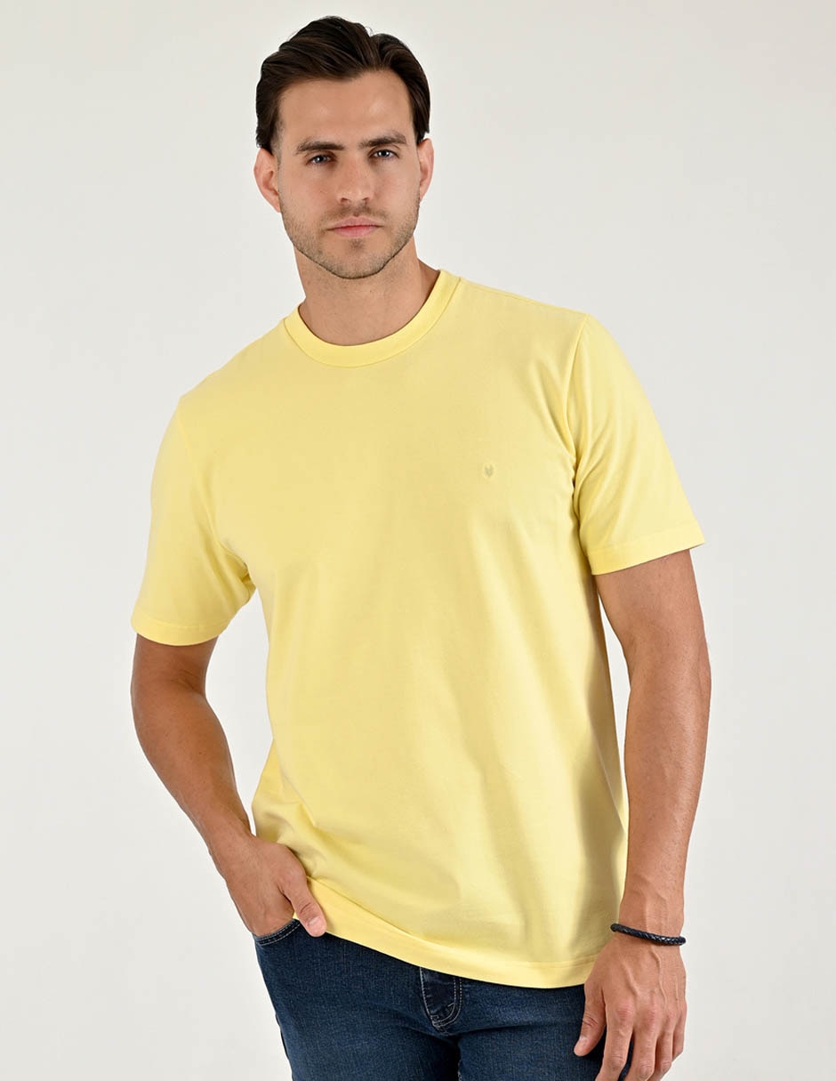 Playera Yale cuello redondo para hombre