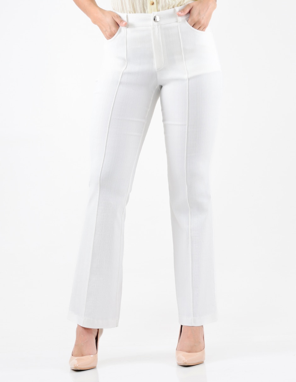 Pantalón de vestir acampanado para mujer Pantalón de vestir acampanado para mujer
