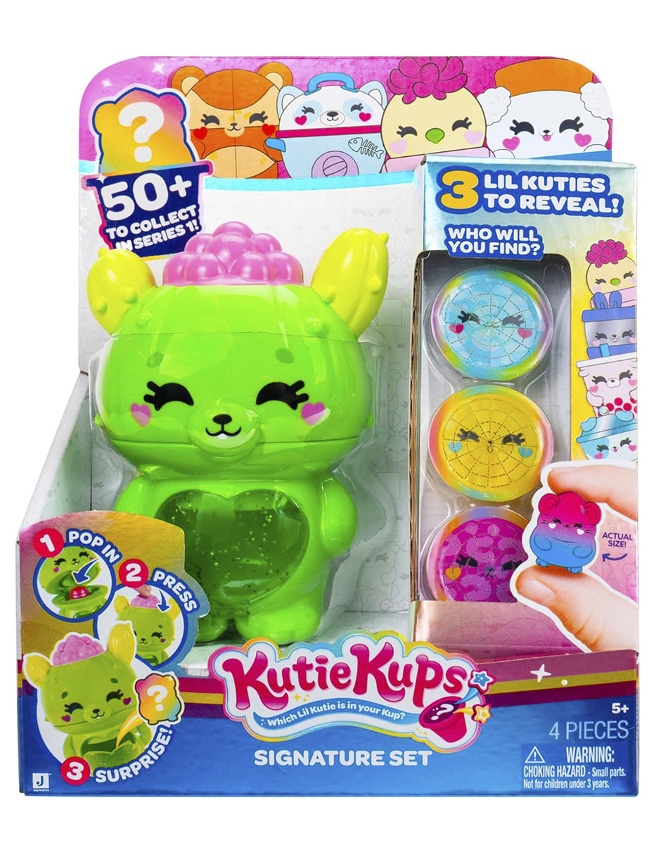 Careta para béisbol kutie kups set sorpresa step 2