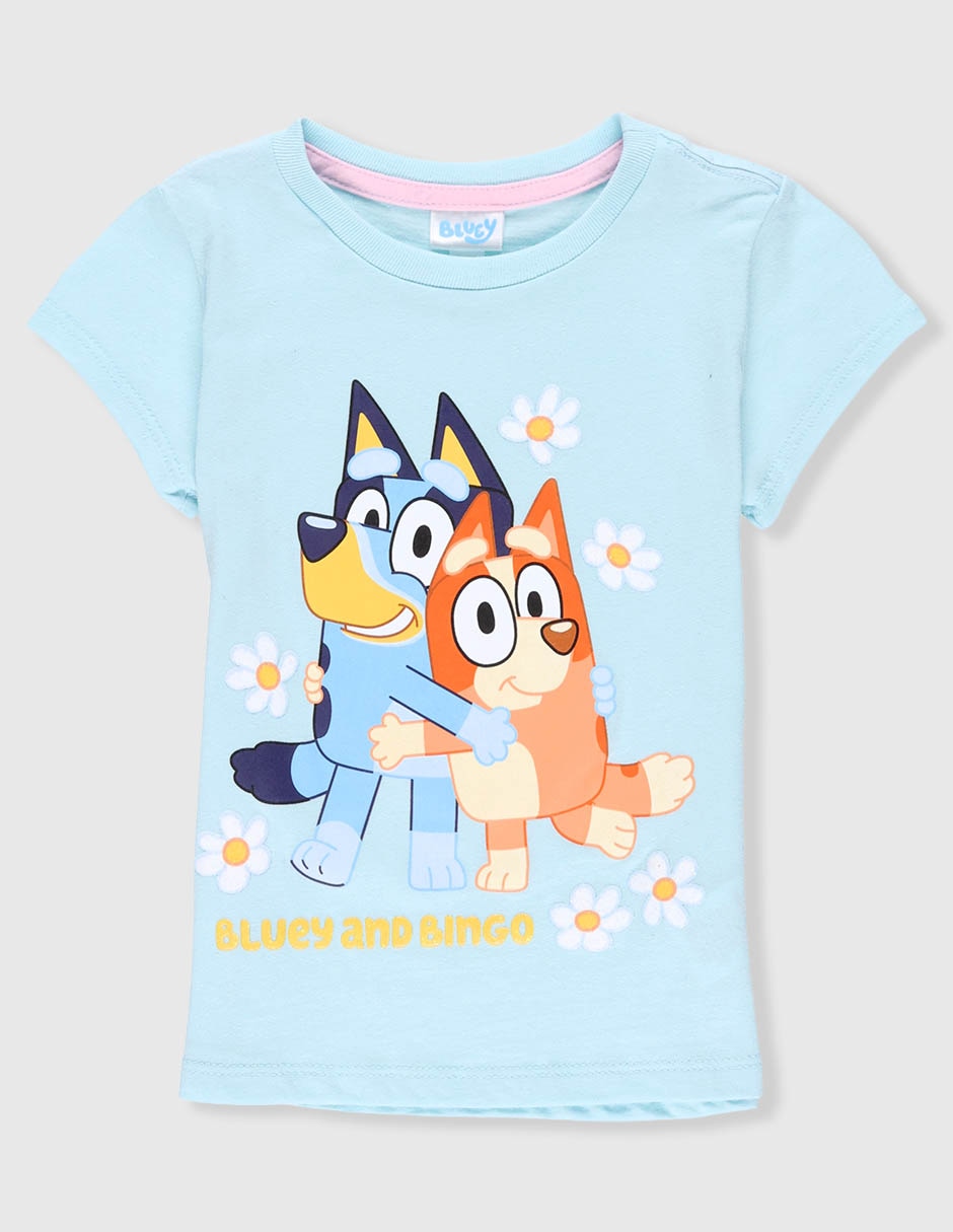 Playera y Bingo manga corta para niña