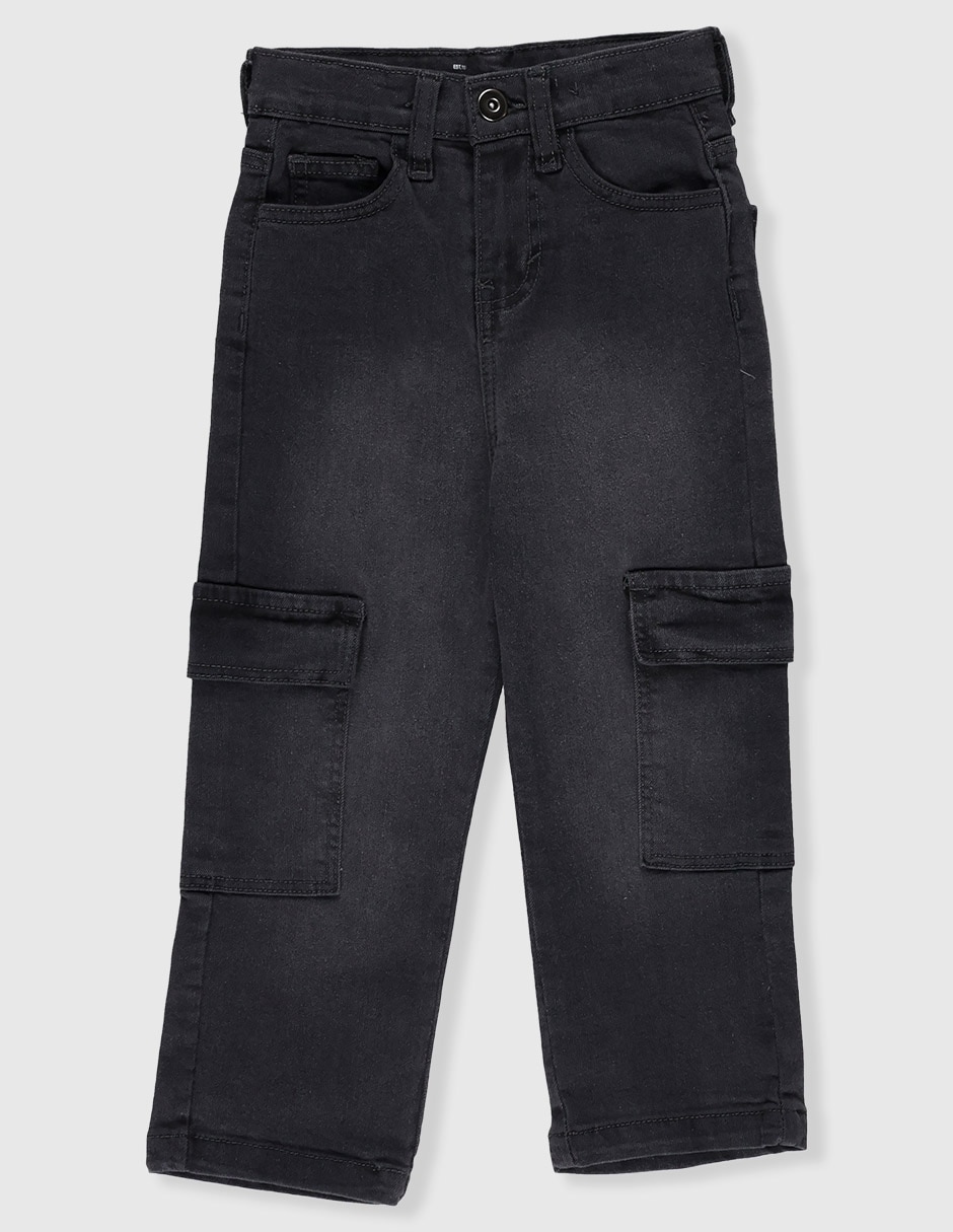 Jeans carpenter straight Weekend lavado obscuro para niño