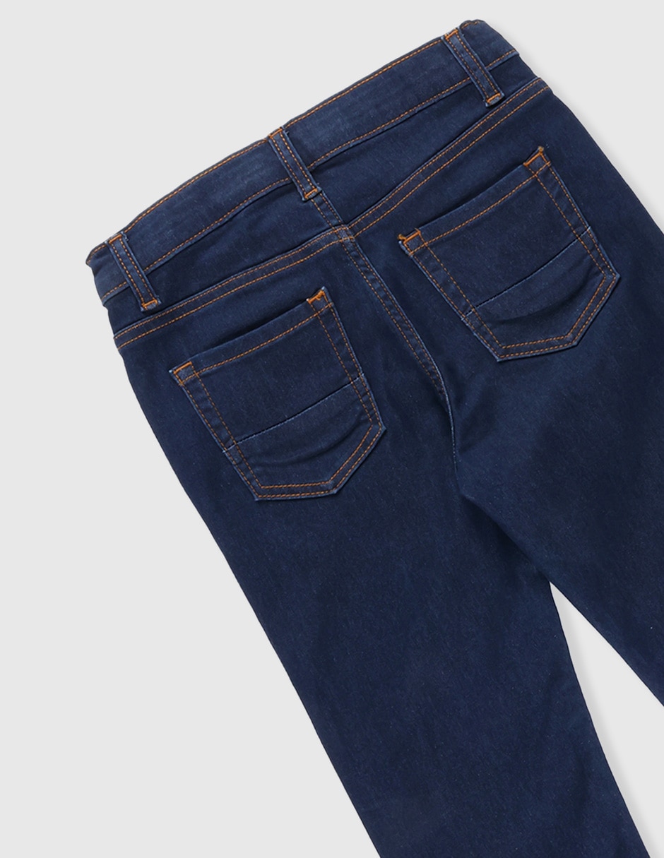 Jeans slim Weekend lavado obscuro para niño