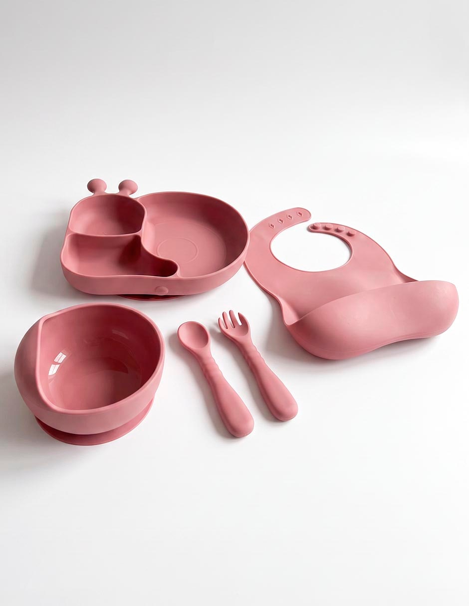 Set platos de silicona ultrahigiénica 5 piezas 1