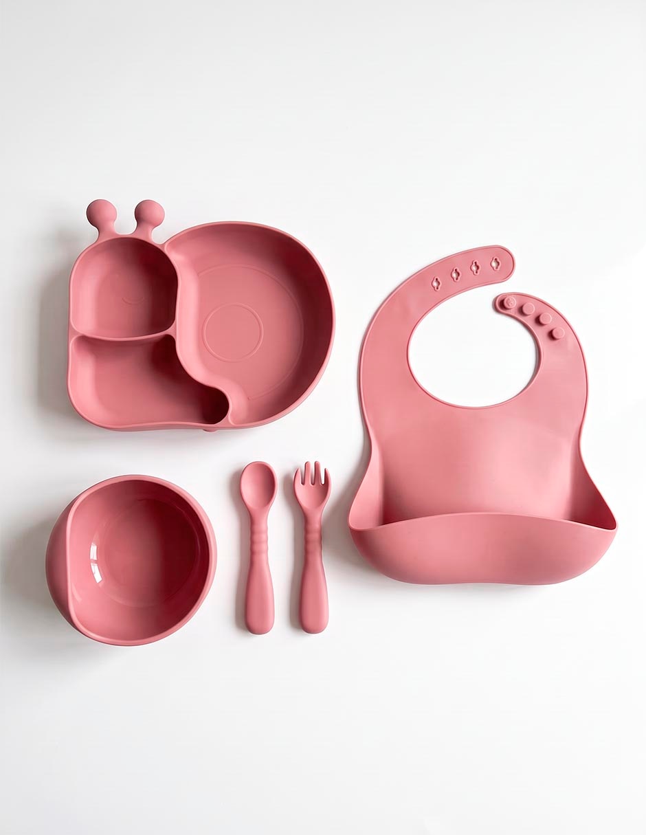 Set platos de silicona ultrahigiénica 5 piezas 2
