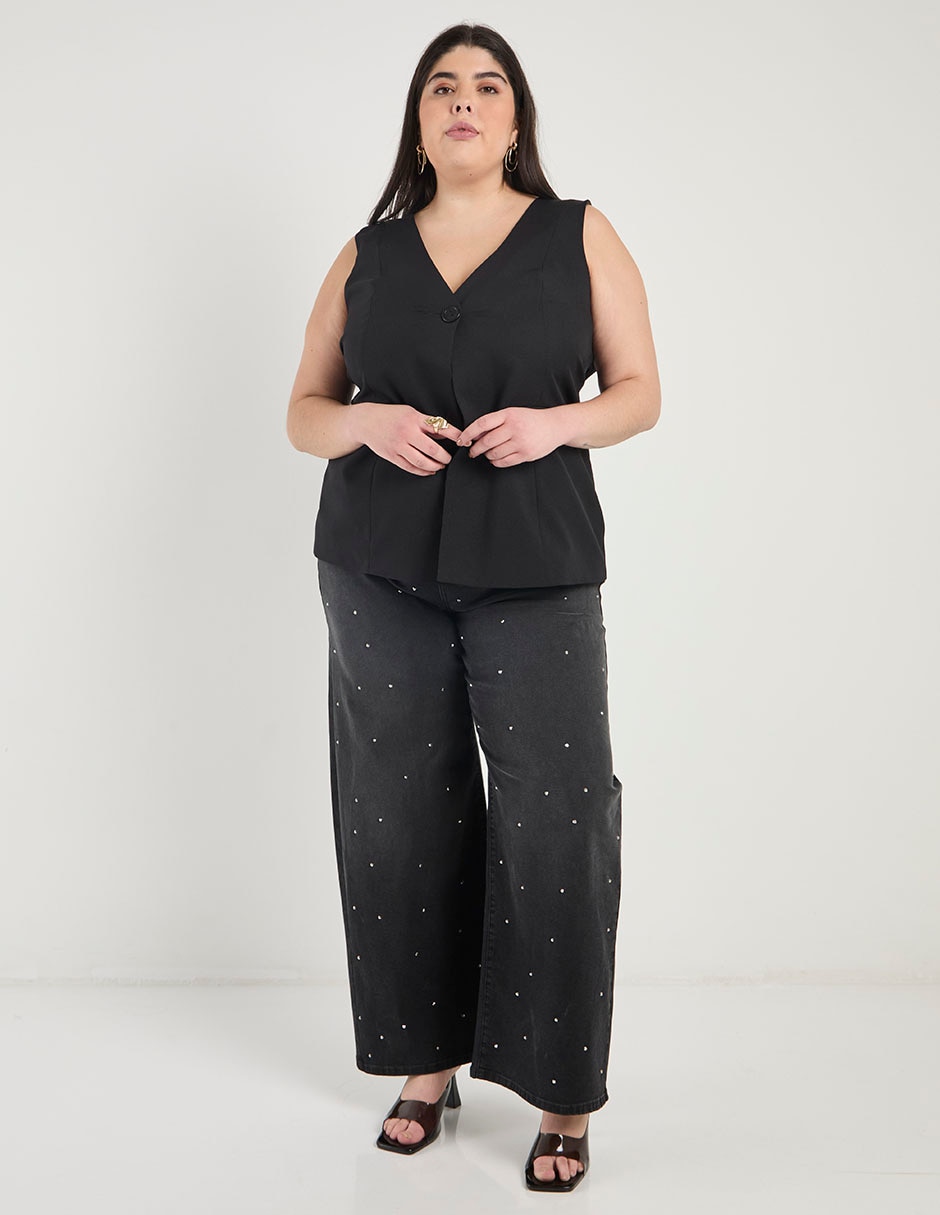 Jeans amplio para mujer 5