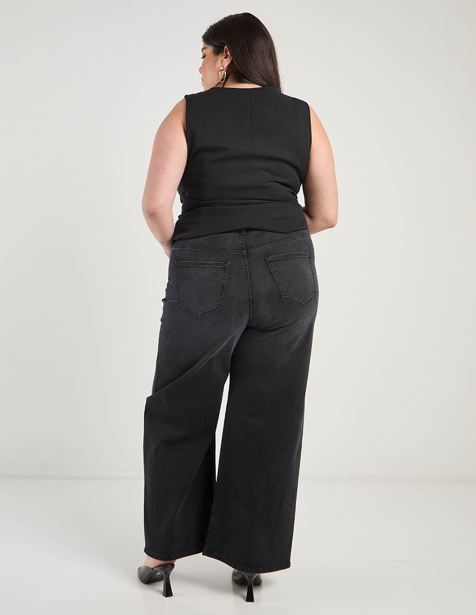 Jeans amplio para mujer 6