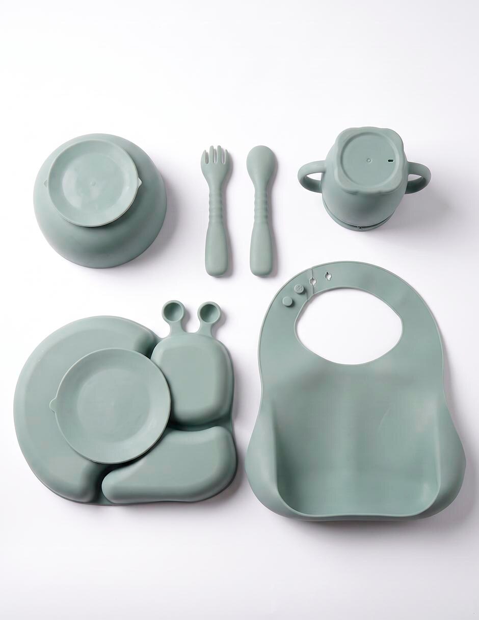 Set de alimentación de silicona 6 piezas 3
