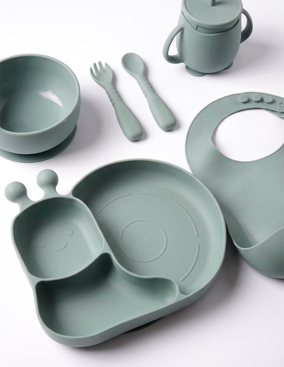 Set de alimentación de silicona 6 piezas 2