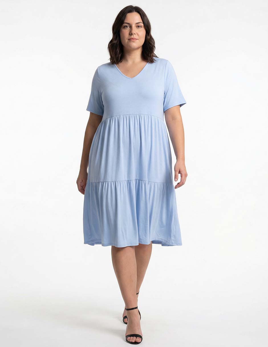 Vestido midi casual para mujer Vestido midi casual para mujer
