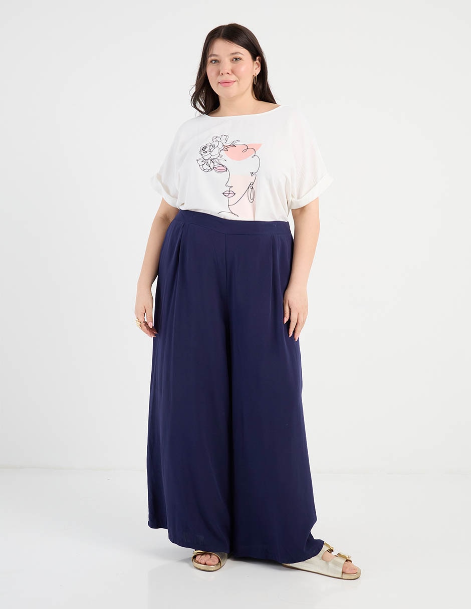Pantalón amplio para mujer 2