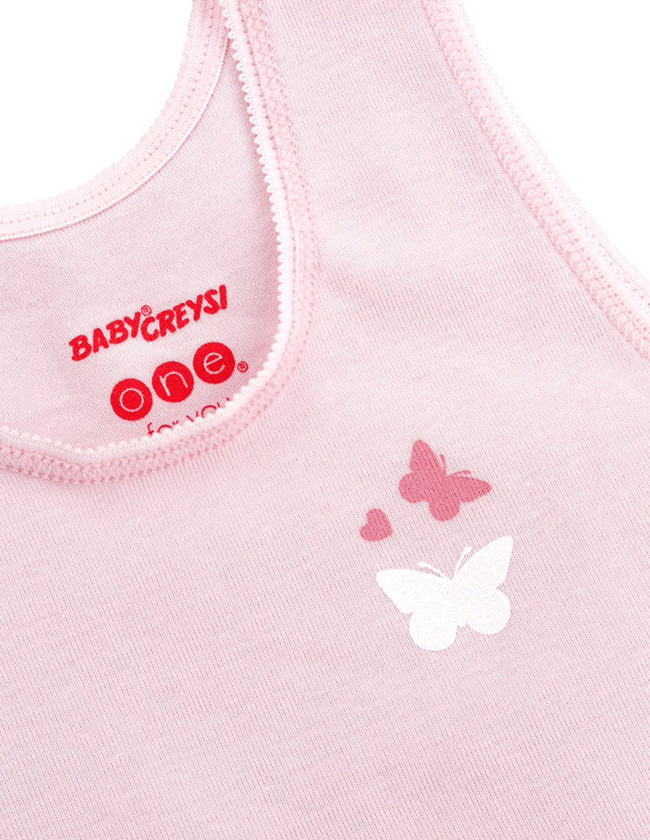 Camiseta cuello redondo Baby Creysi para niña
