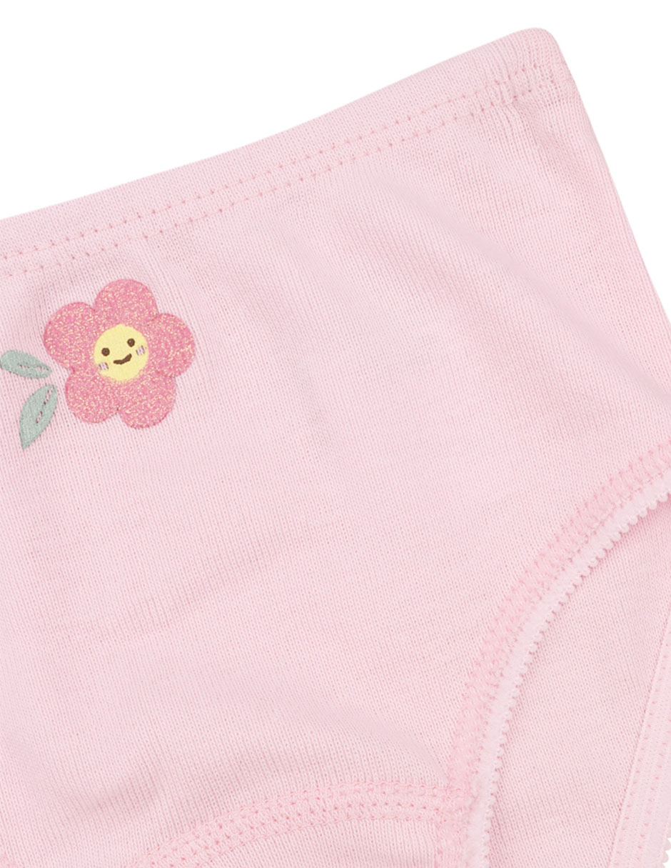 Set panty de algodón para niña 3