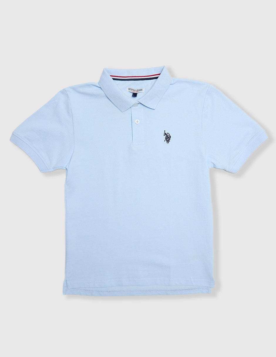Imagen de producto Playera tipo polo de algodón para bebé niño