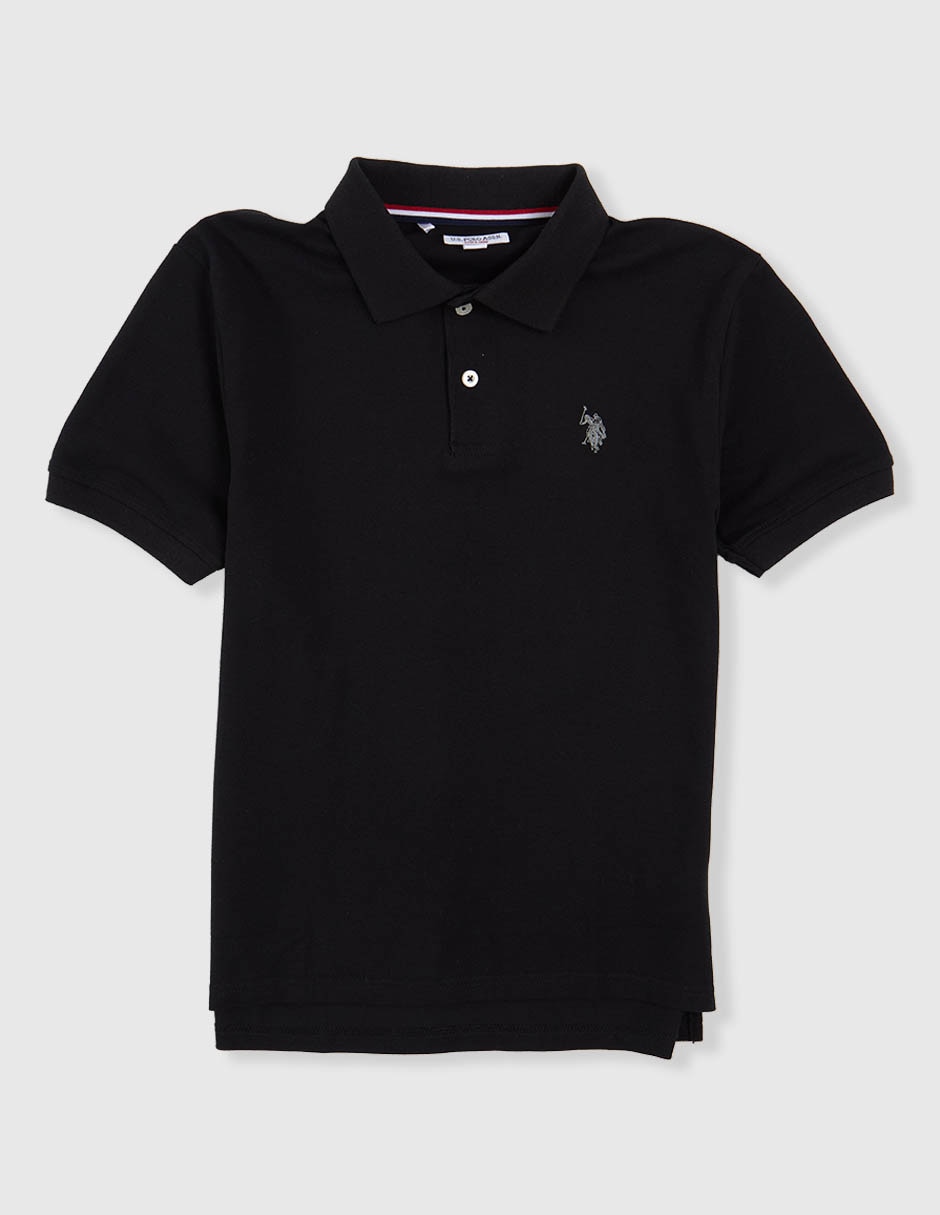 Playera tipo polo de algodón para niño Playera tipo polo de algodón para niño