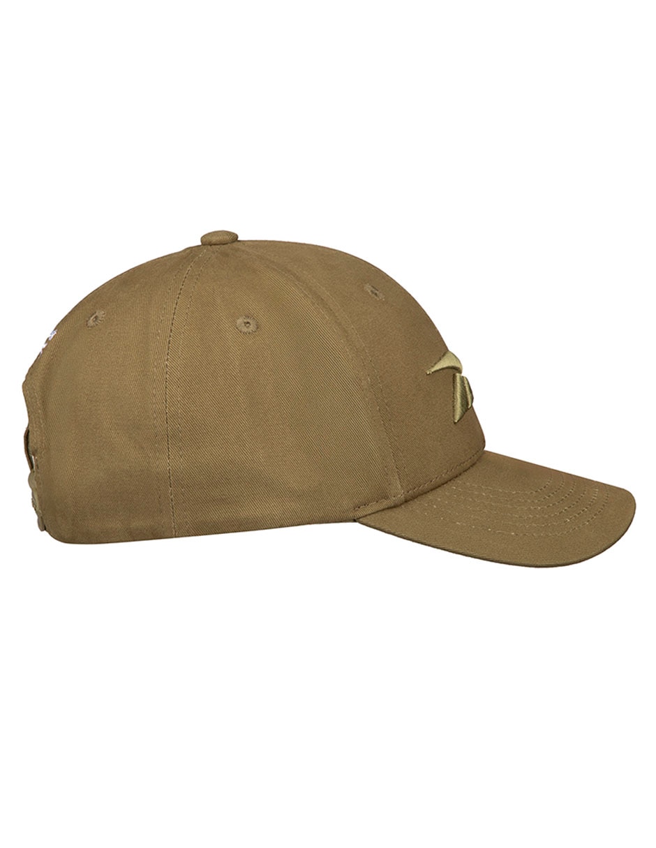 Gorra visera curva correa ajustable casual para hombre