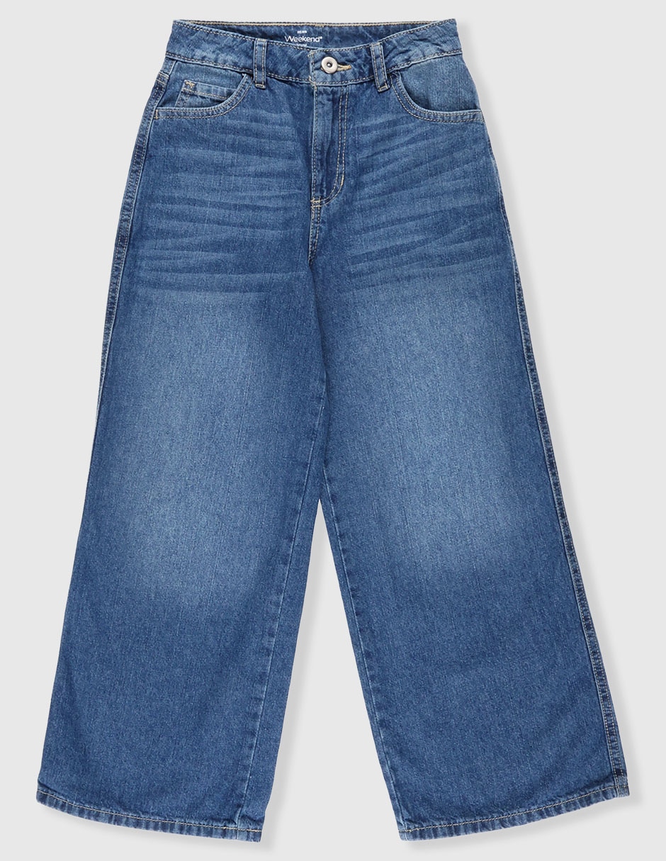 Jeans wide leg Weekend para niña