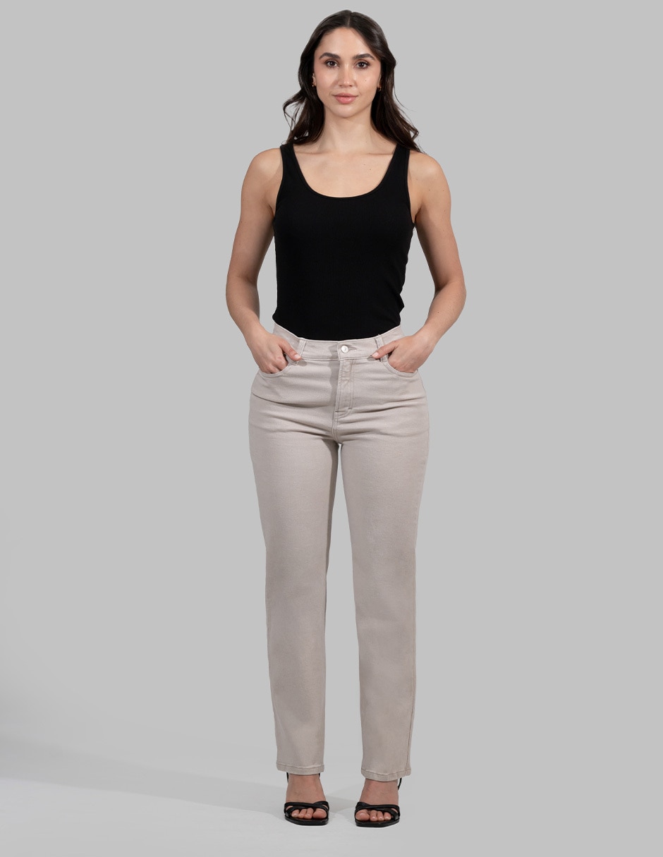 Pantalón straight para mujer 4