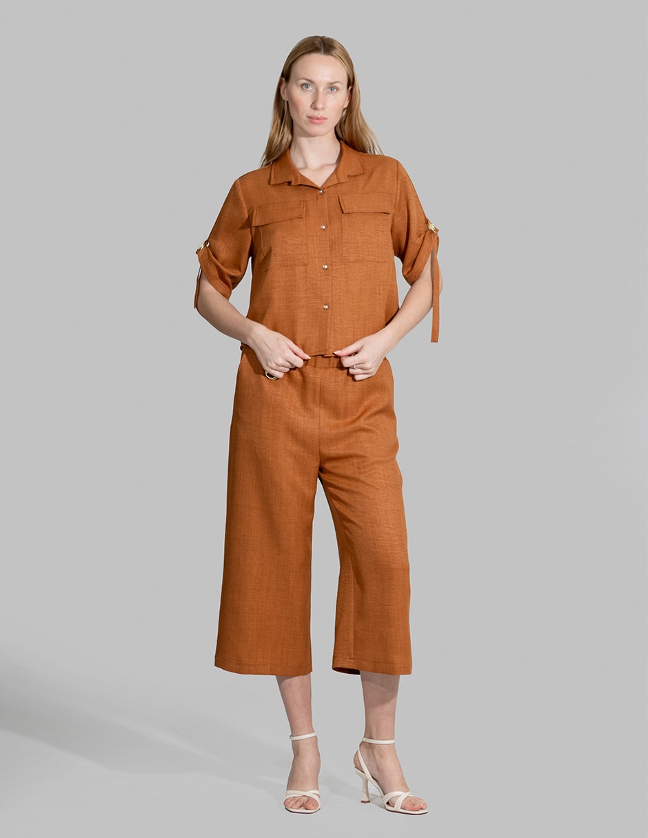 Blusa manga corta para mujer 5