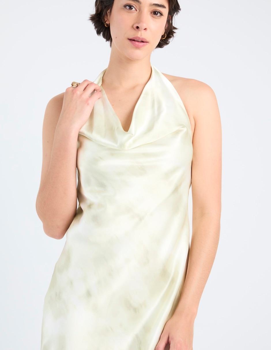 Vestido abajo rodilla cocktail para mujer