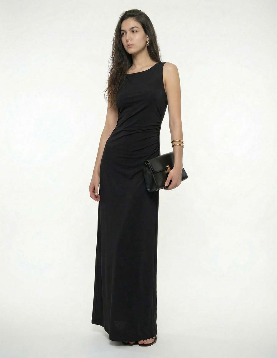 Vestido midi casual para mujer