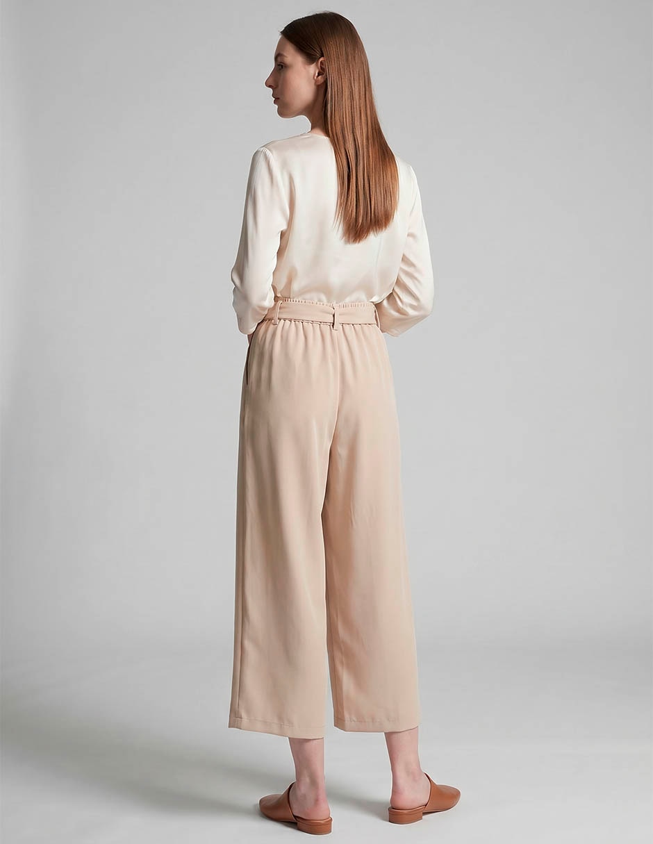 Pantalón de vestir amplio para mujer 2