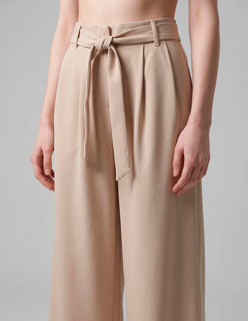 Pantalón de vestir amplio para mujer 4