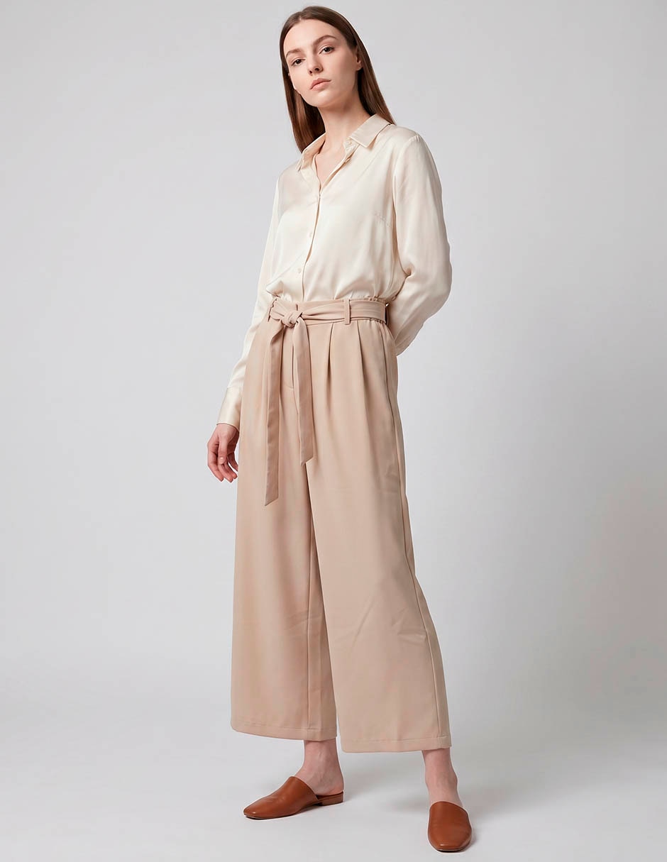 Pantalón de vestir amplio para mujer 5