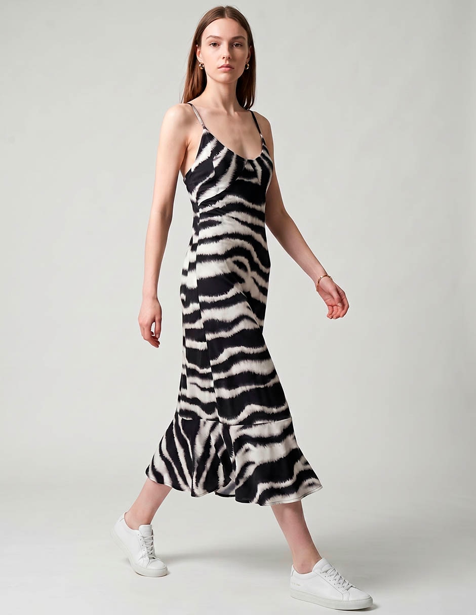 Vestido midi casual para mujer Vestido midi casual para mujer