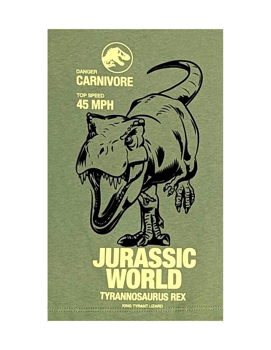 Set playera Jurassic World manga corta para niño 4