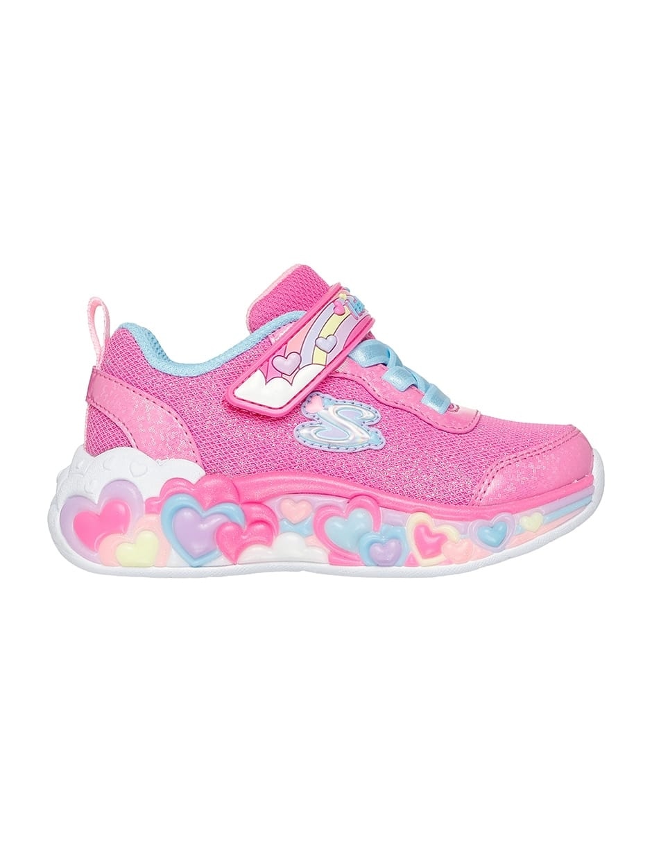 Tenis Skechers para niña Eternal Heart Lights
